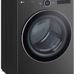  - 7.4 Cu. Ft. Stackable Smart Electric Dryer with TurboSteam - Black Steel