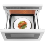 Café - 1.2 Cu. Ft. Built-In Microwave Drawer Oven with Sensor Cook - Matte White