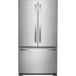 - 20 Cu. Ft. French Door Counter-Depth Refrigerator - Stainless steel