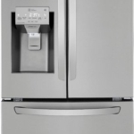  - 24.5 Cu. Ft. French Door Smart Refrigerator with External Tall Ice and Water - Stainless steel