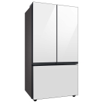  - Bespoke 24 cu. ft. Counter Depth 3-Door French Door Refrigerator with AutoFill Water Pitcher - White Glass