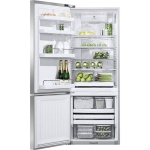 - 13 1/2 Cu. Ft. Bottom-Freezer Counter-Depth Refrigerator - Stainless steel