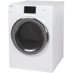 - 4.3 Cu. Ft. Stackable Smart Electric Dryer with LCD Display - White