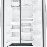 - 25.3 Cu. Ft. Side-by-Side Refrigerator with LED Lighting - Stainless steel