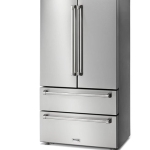  - 22.5 Cu. Ft. Professional French Door Counter Depth Refrigerator with Ice Maker - Stainless steel
