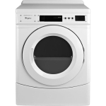  - 6.7 Cu. Ft. 3-Cycle Commercial Electric Dryer - White