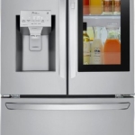  - 26 Cu. Ft. French Door-in-Door Smart Refrigerator with Dual Ice Maker and InstaView - Stainless steel