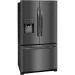 - 26.8 Cu. Ft. French Door Refrigerator - Black Stainless Steel