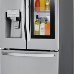  - 26 Cu. Ft. French Door-in-Door Smart Refrigerator with Dual Ice Maker and InstaView - Stainless steel