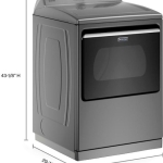  - 7.4 Cu. Ft. Smart Electric Dryer with Steam and Extra Power Button - Metallic Slate