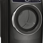  - 8.0 Cu. Ft. Stackable Electric Dryer with Steam and LuxCare Dry System - Titanium