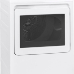 - 7.4 Cu. Ft. 13-Cycle Electric Dryer with HE Sensor Dry - White on White/Silver Backsplash