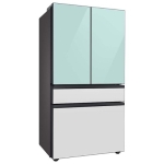  - Bespoke 23 cu. ft. Counter Depth 4-Door French Door Refrigerator with Beverage Center - Morning Blue Glass