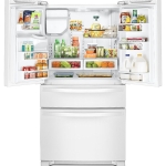  - 24.5 Cu. Ft. 4-Door French Door Refrigerator - White