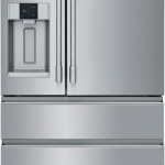 - Professional 21.4 Cu. Ft. 4-Door French Door Counter-Depth Refrigerator - Stainless steel