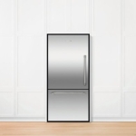  - 17.1 cu ft Freestanding Refrigerator Bottom-Freezer, Ice - Silver