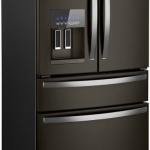 - 24.5 Cu. Ft. 4-Door French Door Refrigerator - Black Stainless Steel