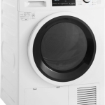  - 4.4 Cu. Ft. 16-Cycle Stackable Electric Dryer with Ventless Drying - White