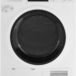  - 4.4 Cu. Ft. 16-Cycle Stackable Electric Dryer with Ventless Drying - White