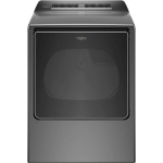  - 8.8 Cu. Ft. 35-Cycle Smart Capable Electric Dryer with Steam - Chrome Shadow