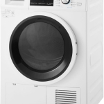  - 4.4 Cu. Ft. 16-Cycle Stackable Electric Dryer with Ventless Drying - White