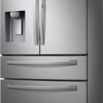 - 27.8 cu. ft. 4-Door French Door Refrigerator with Food Showcase - Stainless steel