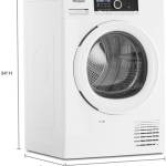 - 4.3 Cu. Ft. Electric Dryer with Energy-Efficient Small Space Dryer Technology - White