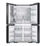  - Bespoke 29 cu. ft. 4-Door Flex Refrigerator with customizable panel - White Glass