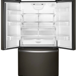  - 25.2 Cu. Ft. French Door Refrigerator with Internal Water Dispenser - Black Stainless Steel