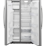  - 21.9 Cu. Ft. Side-by-Side Counter-Depth Refrigerator - Stainless steel