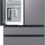 - Bespoke 29 cu. ft 4-Door French Door Refrigerator with Beverage Center - Stainless steel