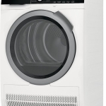 - 4.0 Cu. Ft. Front Load Ventless Electric Dryer with Compact Design - White