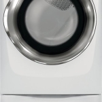  - 8.0 Cu. Ft. Stackable Front Load Gas Dryer with Steam and LuxCare Dry System - White