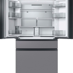 - Bespoke 29 cu. ft 4-Door French Door Refrigerator with Beverage Center - Stainless steel