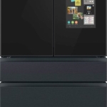  - 29 cu. ft. Bespoke 4-Door French Door Refrigerator with Family Hub - Matte Black Steel