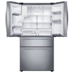  - 25 cu. ft. Large Capacity 4-Door French Door Refrigerator with External Water & Ice Dispenser - Stainless steel