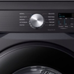  - 7.5 Cu. Ft. Stackable Electric Dryer with Sensor Dry - Black Stainless Steel