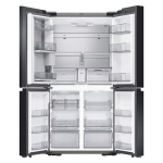  - Bespoke 29 cu. ft. 4-Door Flex French Door Refrigerator with WiFi and Customizable Panel Colors - Navy Glass