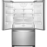 - 20 Cu. Ft. French Door Counter-Depth Refrigerator - Stainless steel