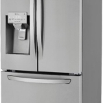  - 24.5 Cu. Ft. French Door Smart Refrigerator with External Tall Ice and Water - Stainless steel