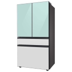  - Bespoke 23 cu. ft. Counter Depth 4-Door French Door Refrigerator with Beverage Center - Morning Blue Glass