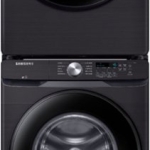  - 7.5 Cu. Ft. Stackable Electric Dryer with Sensor Dry - Black Stainless Steel