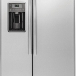 - 21.9 Cu. Ft. Side-by-Side Counter-Depth Refrigerator - Stainless steel