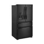 - 24.5 Cu. Ft. 4-Door French Door Refrigerator - Black