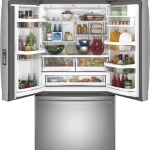 - 23.1 Cu. Ft. French Door Counter-Depth Refrigerator with Internal Water Dispenser - Stainless steel