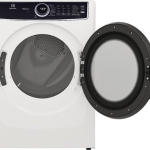  - 8.0 Cu. Ft. Stackable Electric Dryer with Steam and LuxCare Dry System - White