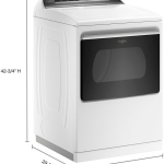  - 7.4 Cu. Ft. Smart Electric Dryer with Steam and Advanced Moisture Sensing - White