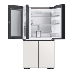 - Bespoke 23 cu. ft. Counter Depth 4-Door Flex Refrigerator with Customizable Panel - White Glass