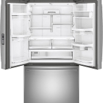 - 23.1 Cu. Ft. French Door Counter-Depth Refrigerator with Internal Water Dispenser - Stainless steel