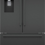 - 500 Series 26 cu. ft. French Door Standard-Depth Smart Refrigerator with External Water and Ice - Black Stainless Steel